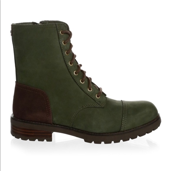 UGG NWB KILMER Shearling/Wool Lined Leather Boots - Picture 7 of 8